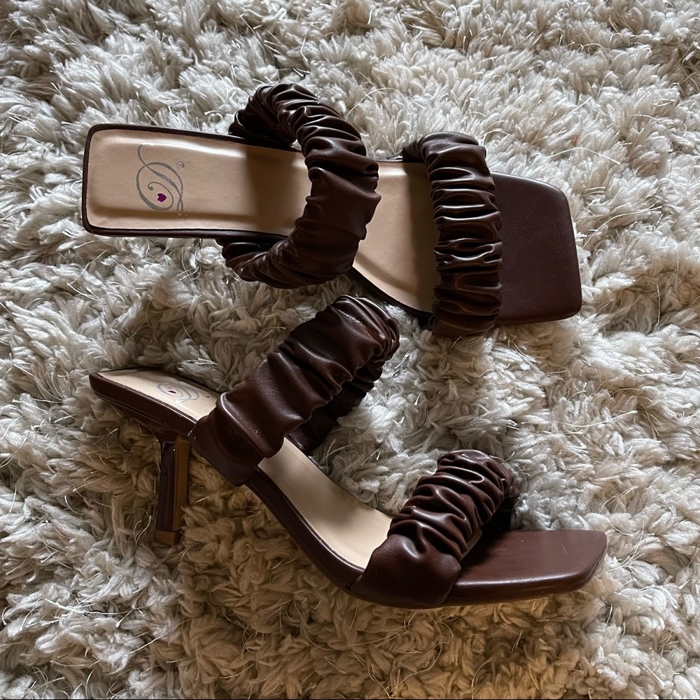 Brown heels